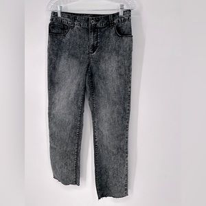 Chico’s women’s platinum denim ultimate fit-slim leg jeans size 0.5 (6)